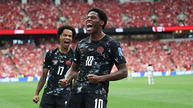 Canada thrash nine-man Qatar 6-0 to earn first win