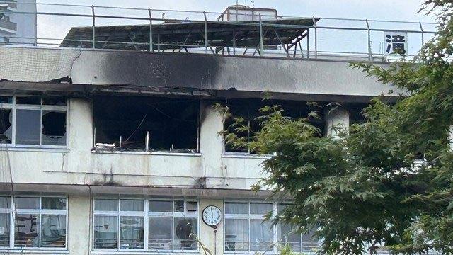 Fire at Tokyo elementary school injures 10