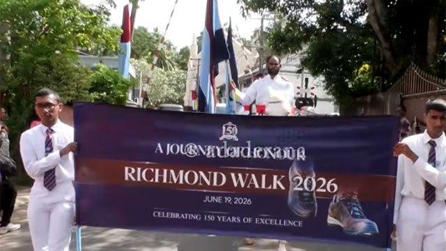 Richmond College marks 150th anniversary with grand commemorative walk