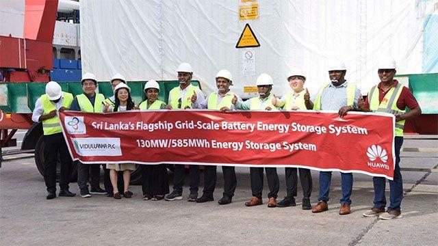 Seven more battery energy storage systems arrive at Colombo Port