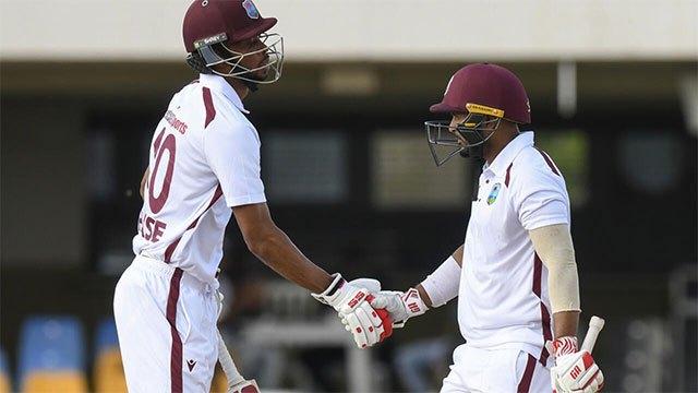 West Indies take 318-run first innings lead after world record stand between Amir Jangoo and Roston Chase
