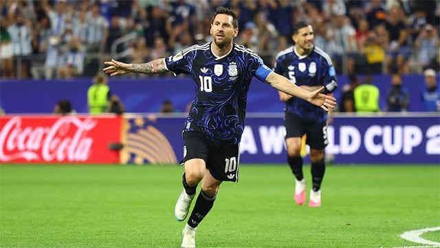 Messi becomes first player to score in seven consecutive World Cup matches