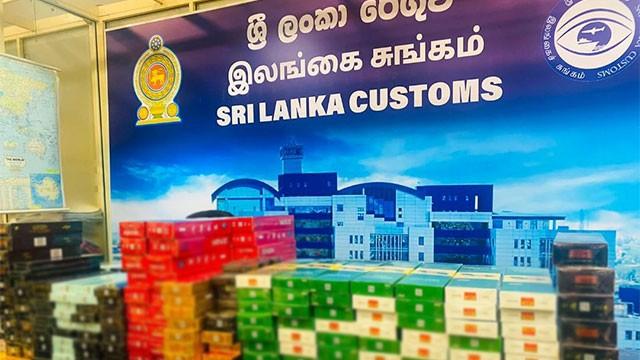 Four Chinese nationals arrested at BIA with Rs. 10.8 million worth of cigarettes