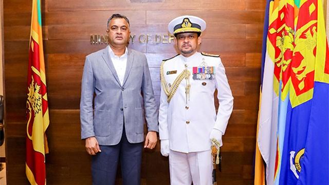 New Navy Commander calls on Defence Secretary