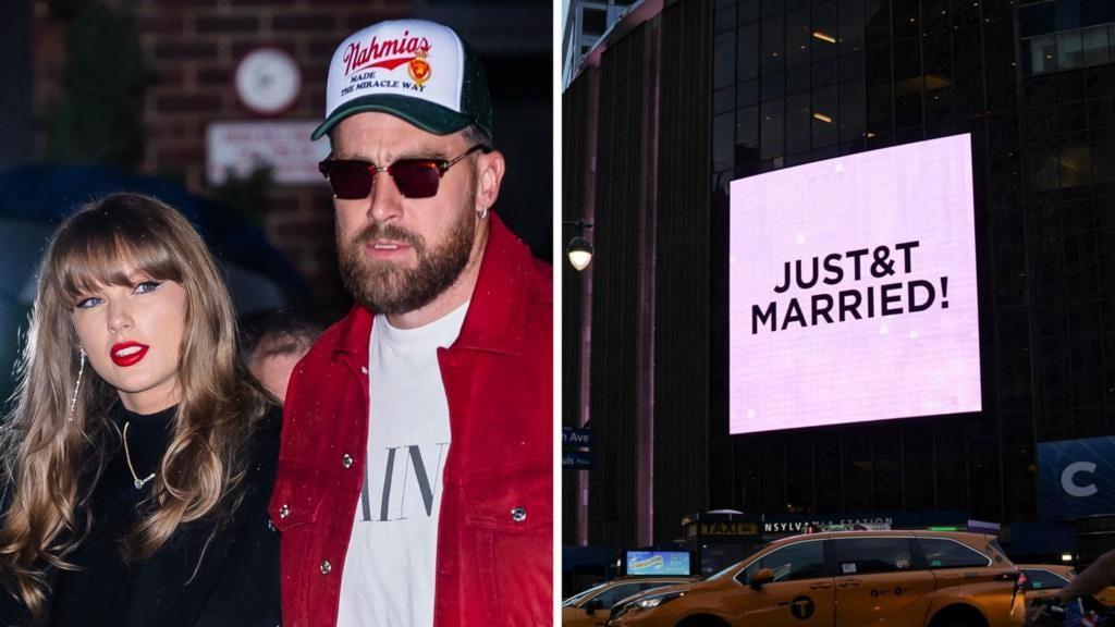 Taylor Swift and Travis Kelce marry at New York’s Madison Square Garden