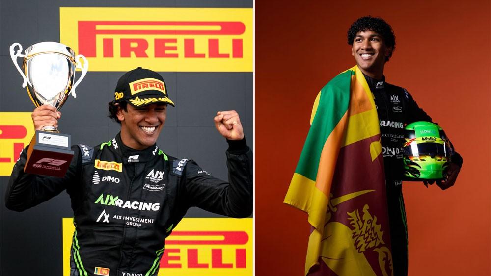 Sri Lanka's Yevan David makes history as he secures first-ever Formula 3 podium