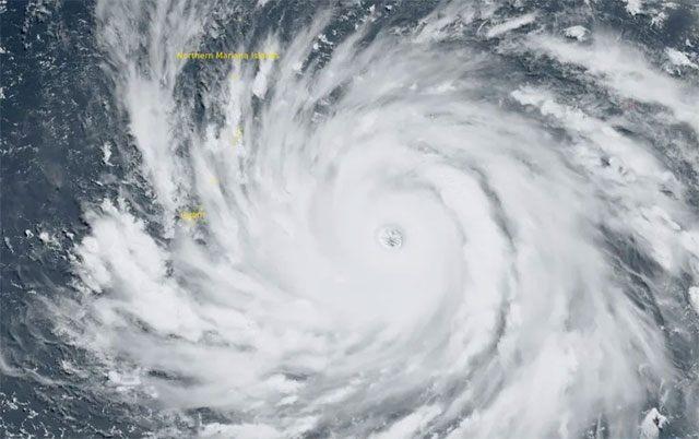 Super Typhoon Bavi makes landfall on US Pacific islands with huge wind gusts