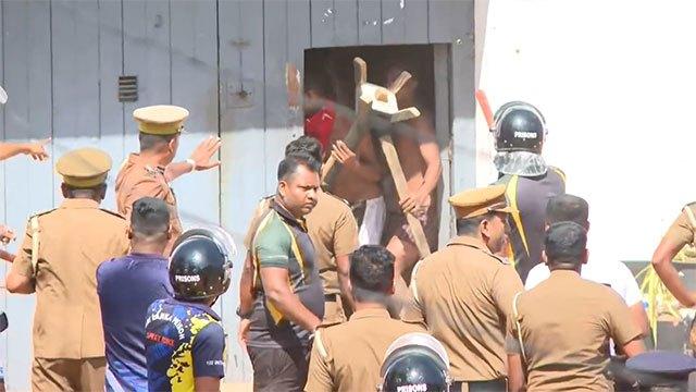 Eight persons injured in renewed Negombo Prison unrest hospitalised