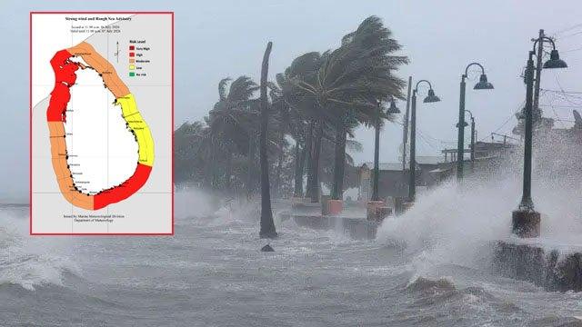 Advisory issued for strong winds and rough seas