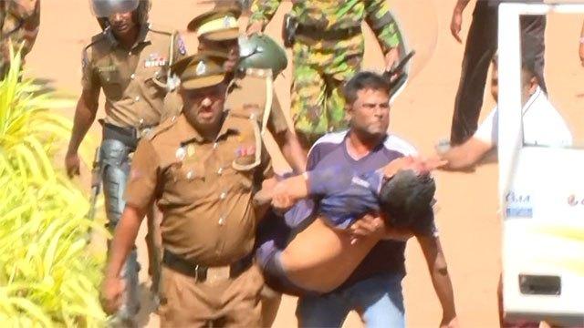 Unrest again at Negombo Prison amid reports of gunfire