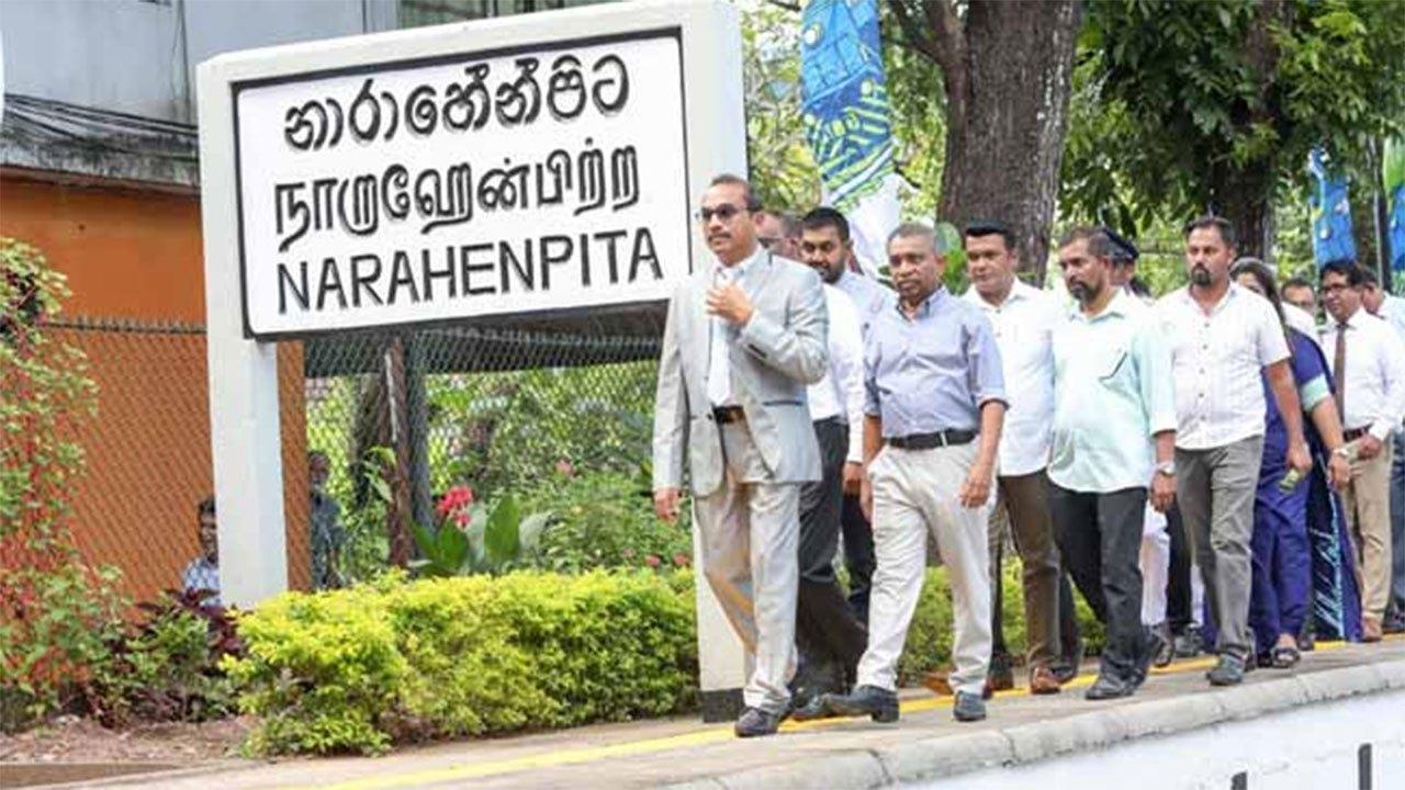 Renovated Narahenpita Railway station reopened