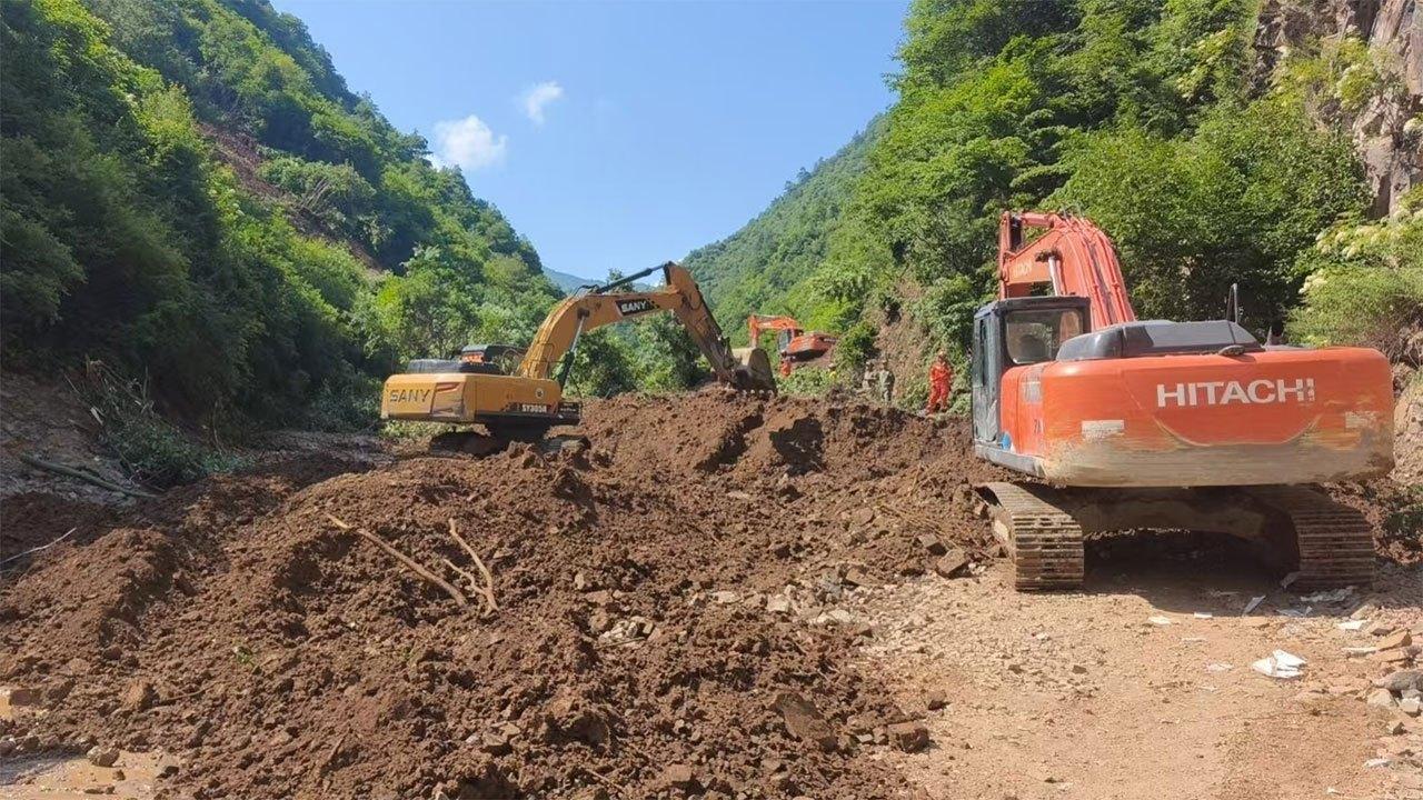 Landslide in China’s Gansu province traps 16, state media says