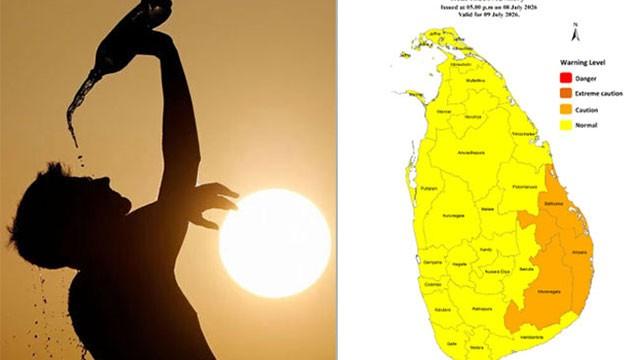 Warm weather advisory issued for three districts