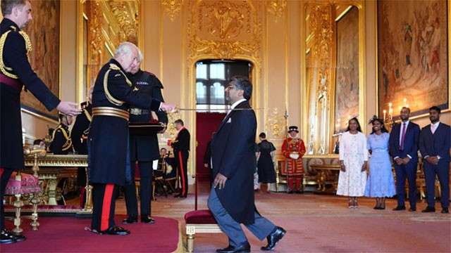 King Charles knights Sri Lankan-born Prof. Nishan Canagarajah