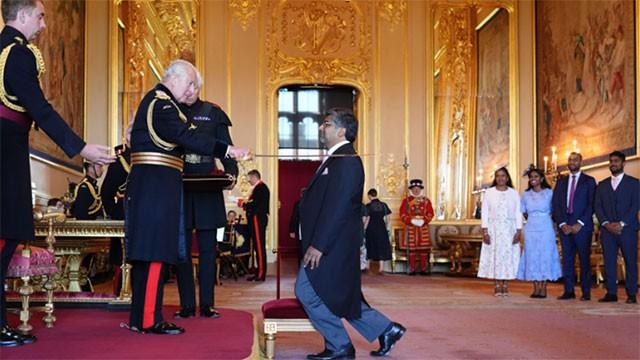 King Charles knights Sri Lankan-born Prof. Nishan Canagarajah