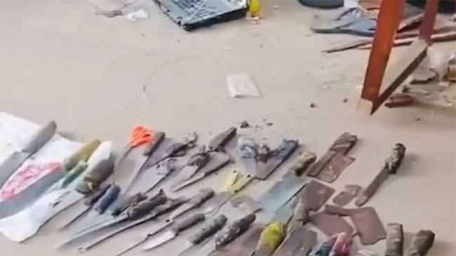 Negombo Prison riot probe uncovers stock of weapons allegedly used to attack officers