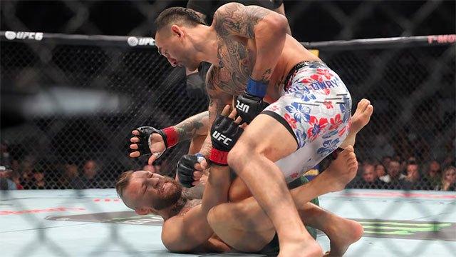 Conor McGregor injured 69 seconds into UFC comeback