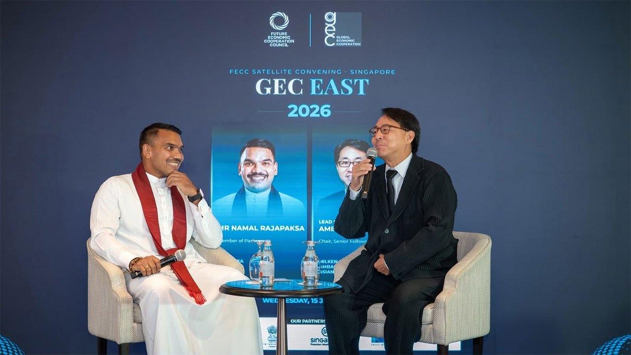 Namal Rajapaksa outlines vision for ‘Indian Ocean Century’ at GEC Summit