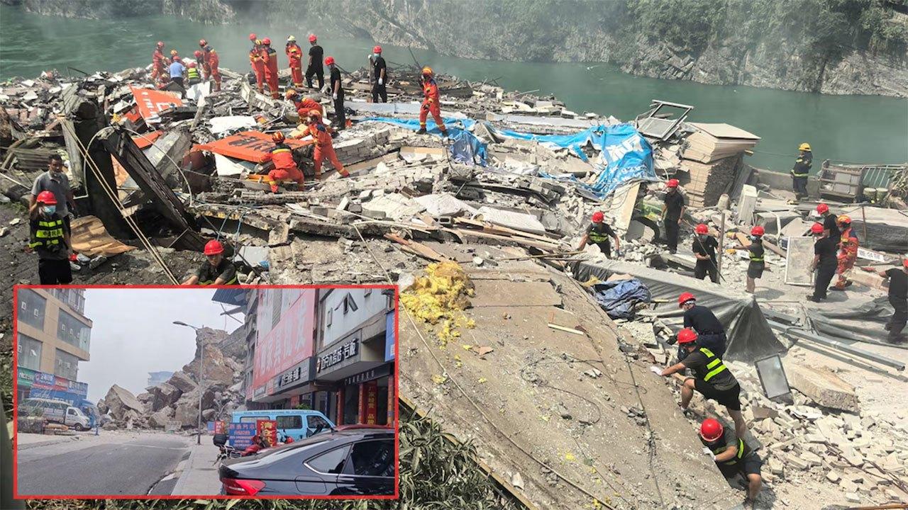Landslide buries residents in southwest China's Chongqing