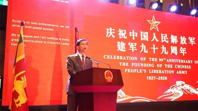 Chinese Ambassador reaffirms commitment to strengthen China-Sri Lanka defence ties