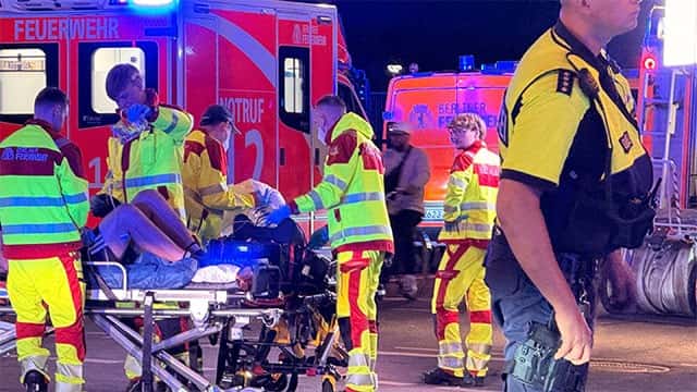Van slams into people gathered for Berlin’s LGBTQ+ event, killing 1 and injuring at least 16