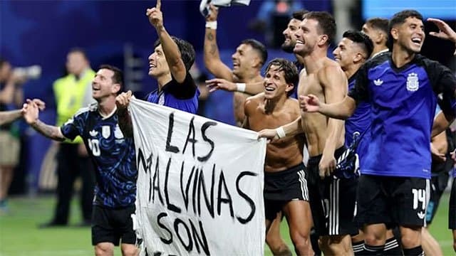 FIFA probes Argentina over World Cup final ill-discipline, Falklands banner