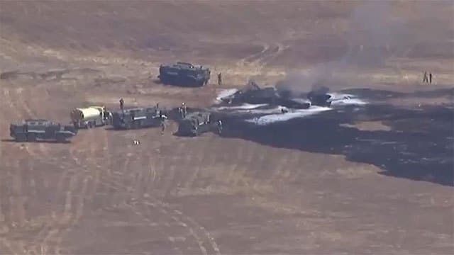 US Marine Corps says F-35B stealth fighter crashed in California, pilot ejected safely