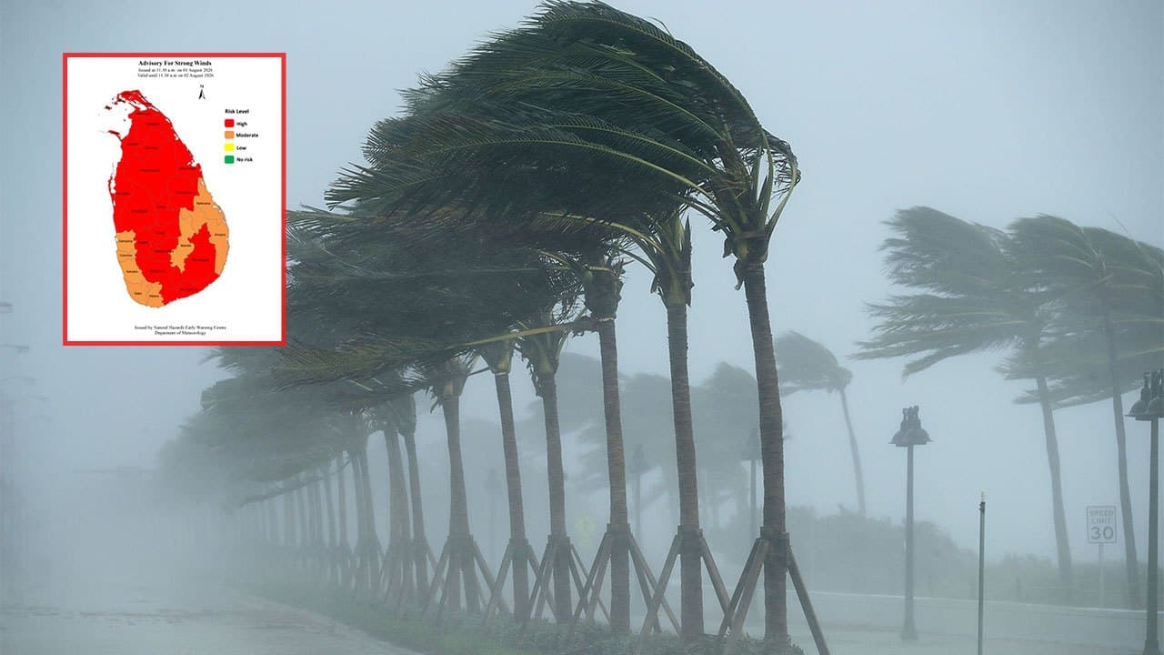 Advisory issued for strong winds