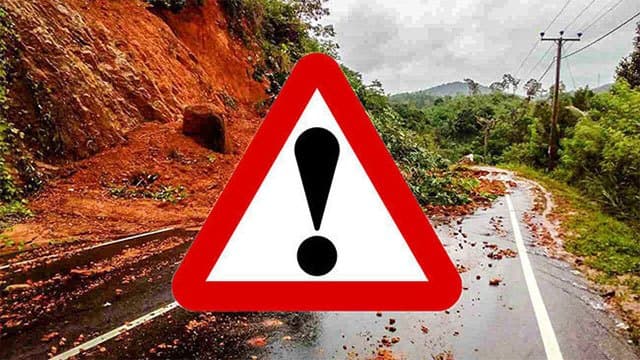 Landslide warnings issued for four districts