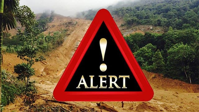 ‘Red’ landslide warnings issued for three districts amid adverse weather