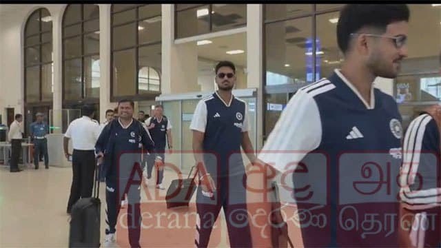 India Test squad arrives in Sri Lanka for World Test Championship series