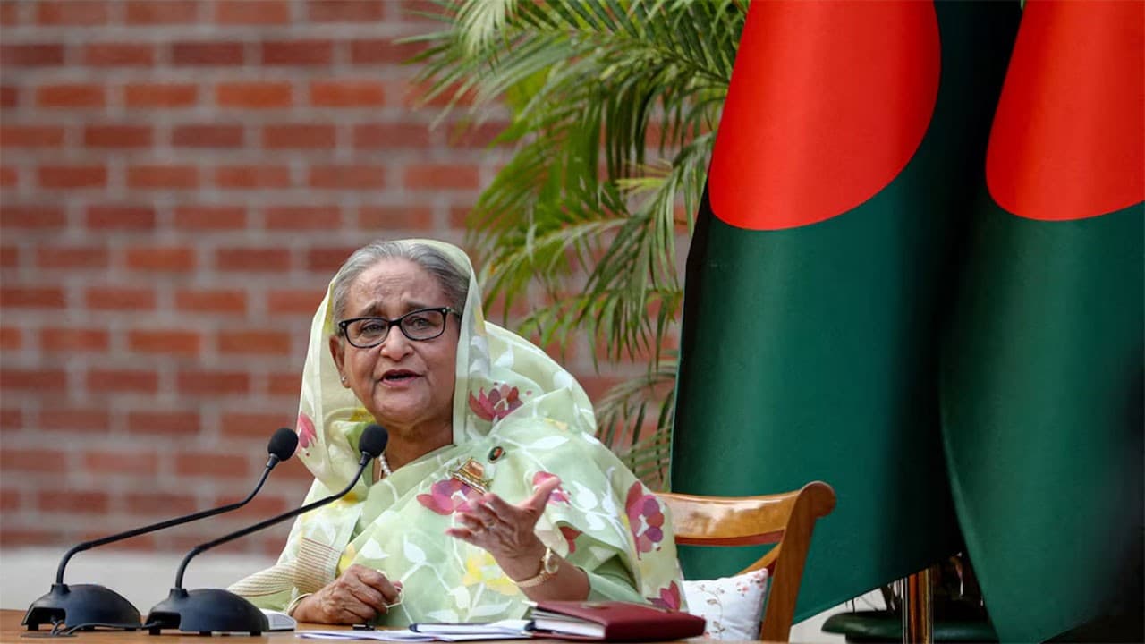 Bangladesh ex-PM Hasina says ban on her party should be lifted