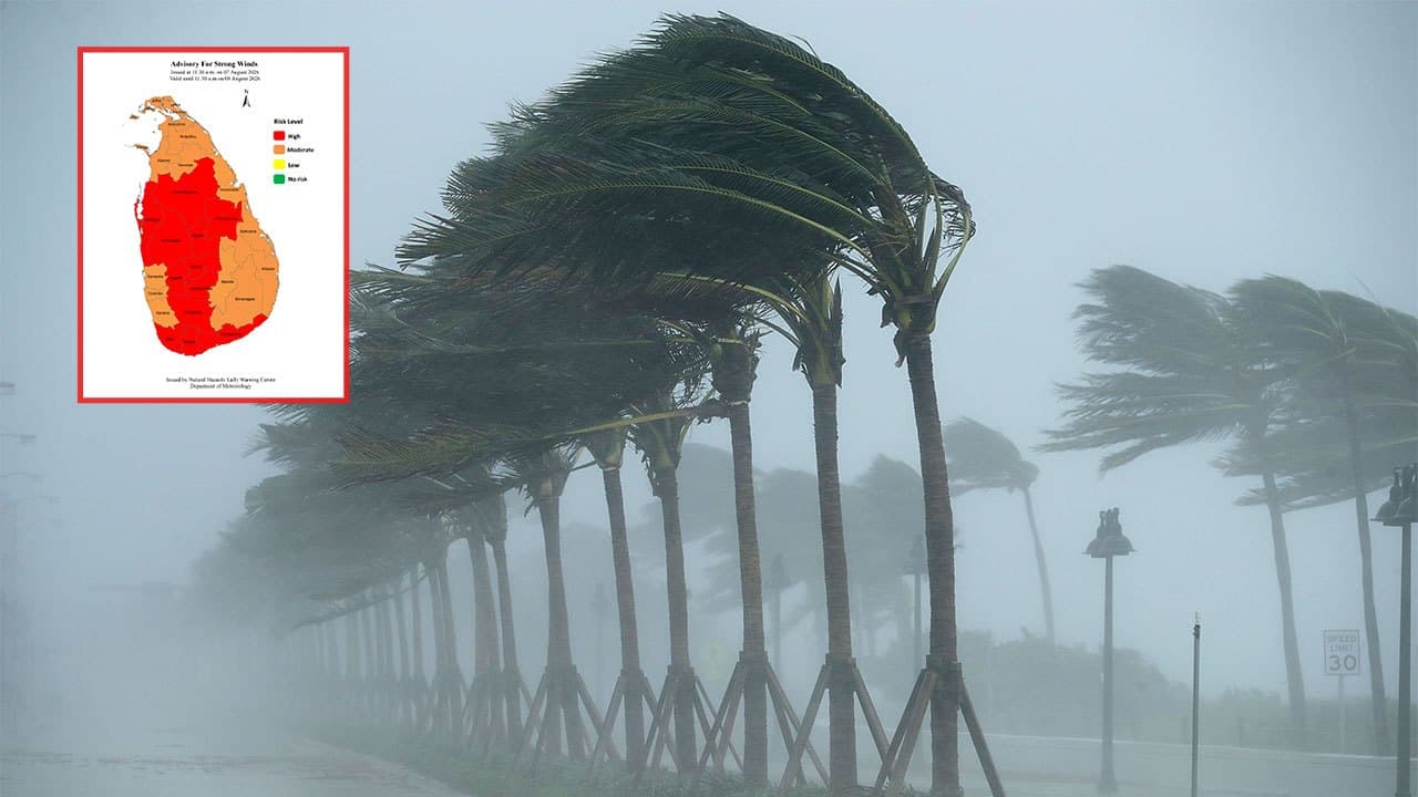 Advisory issued for strong winds