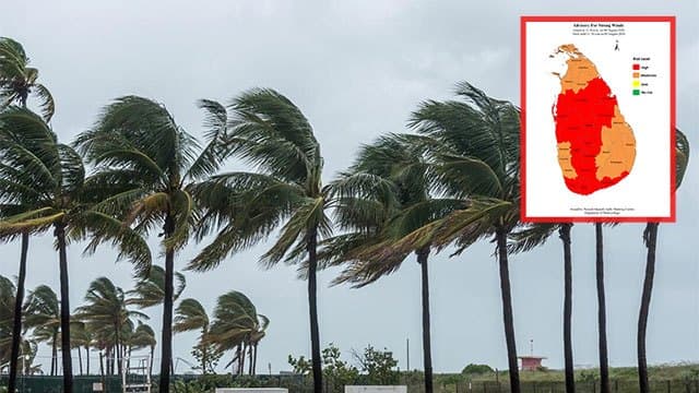 Advisory issued for strong winds