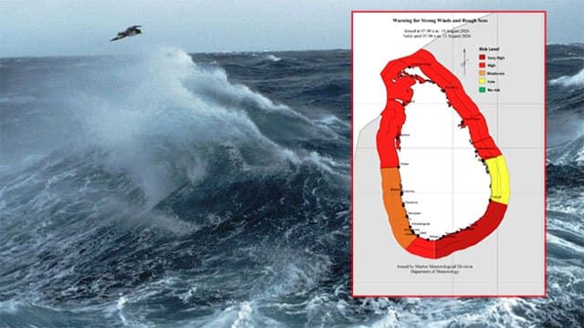 Red advisory issued for strong winds and rough seas