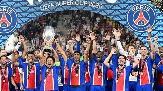 PSG retain UEFA Super Cup with 2-1 win over Aston Villa