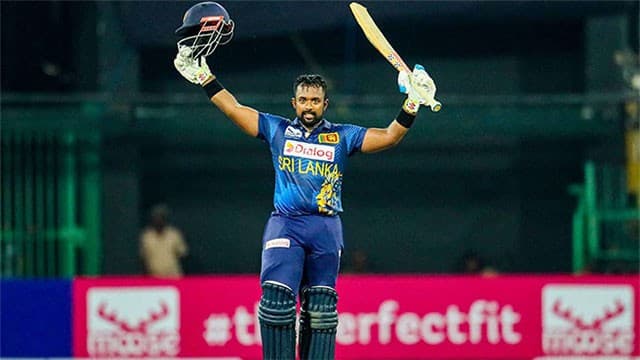 Charith Asalanka climbs to ninth in latest ICC ODI batting rankings