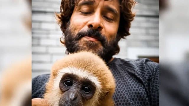 Indian actor Vikram's video with endangered gibbon sparks investigation