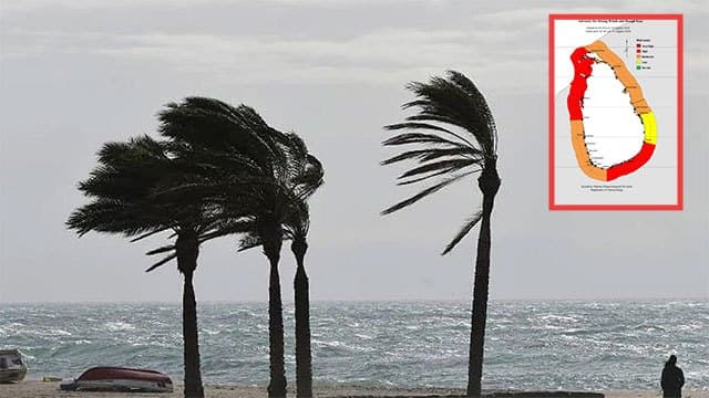Advisory issued for strong winds and rough seas