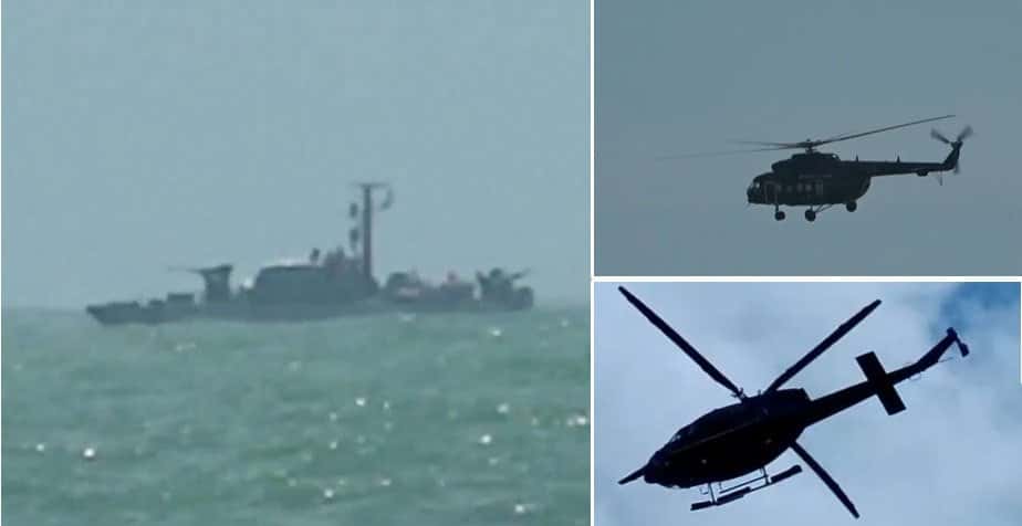 11 navy personnel rescued from distressed vessel off Angulana