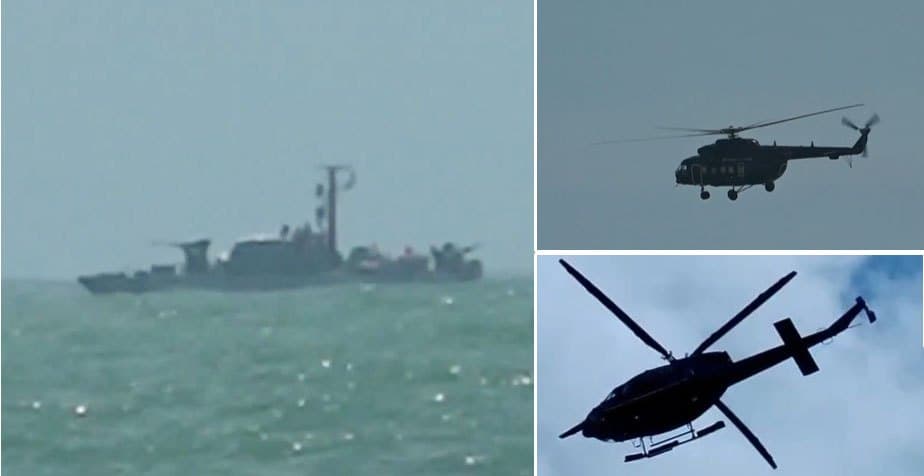 11 navy personnel rescued from distressed vessel off Angulana