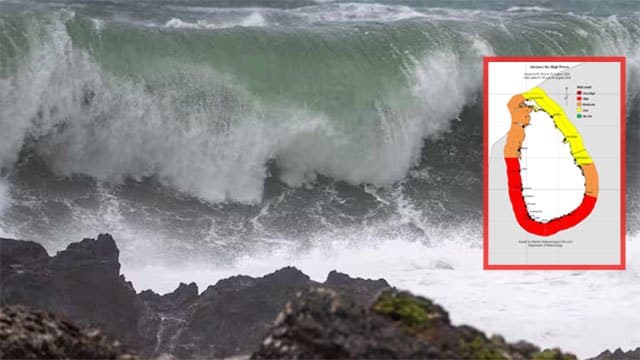 Advisory issued for high waves in sea areas around island