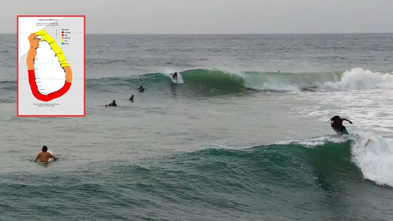 Advisory issued for high waves in sea areas around island