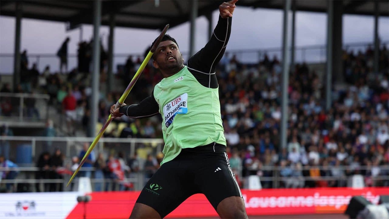 Rumesh Tharanga clinches first place at 2026 Lausanne Diamond League