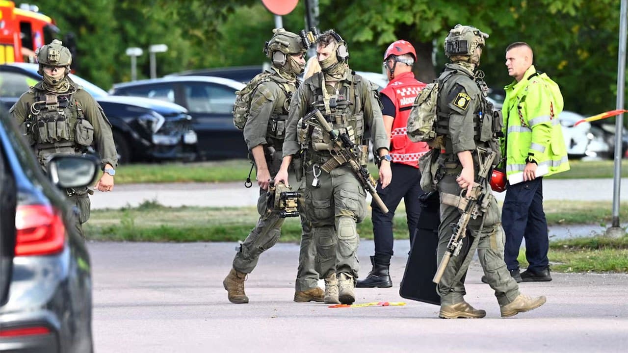 One killed, three injured when man attacks Swedish school with sword
