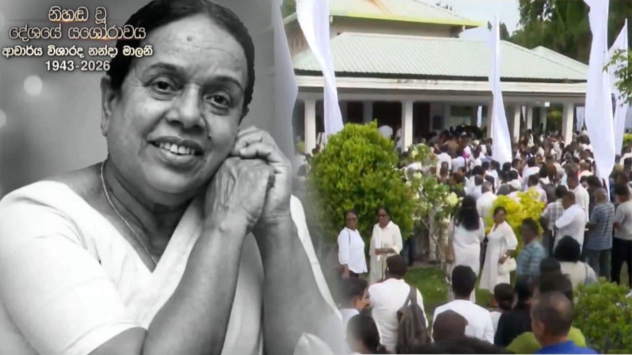 Legendary Sri Lankan singer Nanda Malini laid to rest