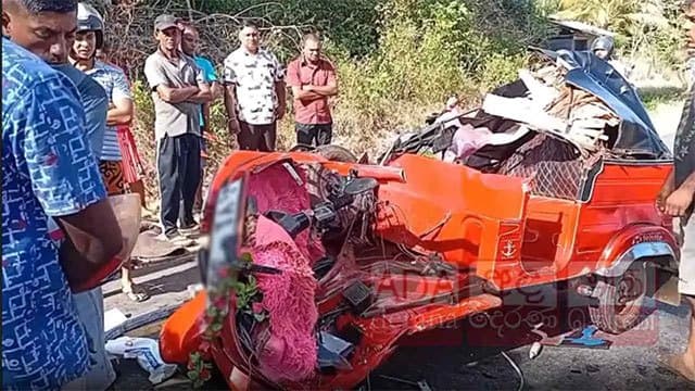 10-day-old infant, two women killed in road accident at Kebithigollewa