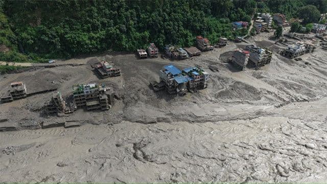 Nepal says 826 missing after Bhotekoshi floods, including 590 tourists