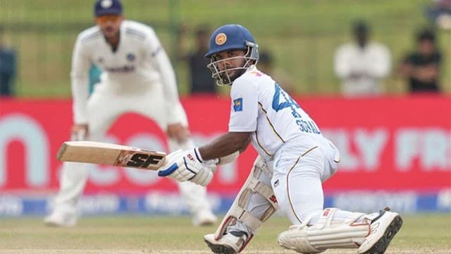 Dinusha scores 3rd Test ton as Sri Lanka lead by 172 in India Test