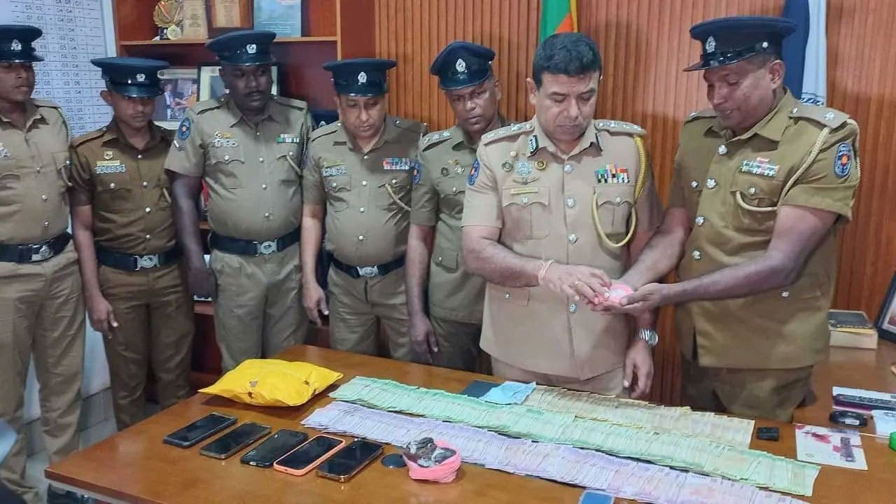 Drugs worth Rs. 70 million seized from beauty salon in Matara; couple arrested